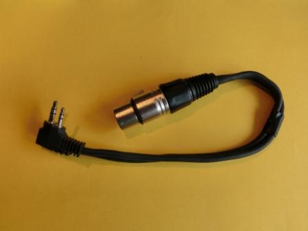 Adapter Icom-Standard-Stecker 90° Winkel